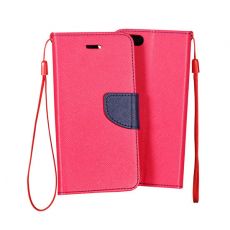 Púzdro knižkové diárové FANCY pre SONY XPERIA E5  - ružovo modré
