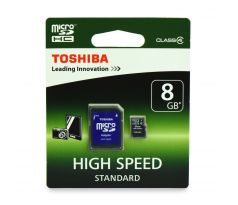 Pamäťová karta TOSHIBA MICRO SDHC 8GB s adaptérom