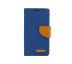 Púzdro knižkové diárové CANVAS BOOK pre HUAWEI P9 LITE - modré