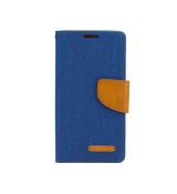 Púzdro knižkové diárové CANVAS BOOK pre HUAWEI Y6 II (HONOR 5a) - modré