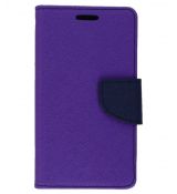 Púzdro knižkové FANCY pre SONY XPERIA M5 - fialovo modré