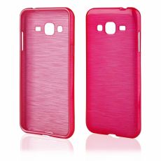 Púzdro SILIKÓNOVÉ JELLY CASE METALLIC pre SAMSUNG GALAXY J3 (J320F) 2016 - ružové
