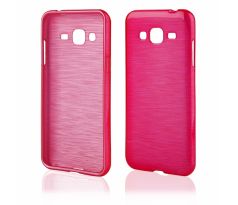 Púzdro SILIKÓNOVÉ JELLY CASE METALLIC pre SAMSUNG GALAXY J3 (J320F) 2016 - ružové