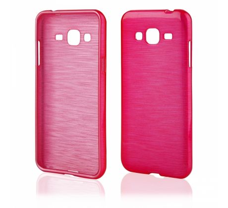 Púzdro SILIKÓNOVÉ JELLY CASE METALLIC pre SAMSUNG GALAXY J3 (J320F) 2016 - ružové