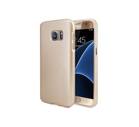 Púzdro SILIKÓNOVÉ JELLY CASE METALLIC pre SAMSUNG GALAXY J3 (J320F) 2016 - zlaté