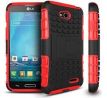 Púzdro PANZER CASE pre LG G4s/G4 BEAT (H735) - červeno čierne
