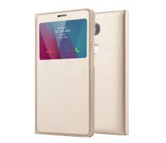 Knižkové púzdro FLIP LEATHER pre HUAWEI HONOR 5X (GR5) - zlaté