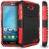 Púzdro PANZER CASE pre XIAOMI REDMI 3s/3 PRO -  červeno čierne