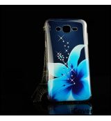 Silikónové púzdro CLEAR DIAMONDS pre HUAWEI HONOR 5c (HONOR 7 LITE) - modré