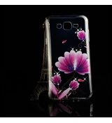 Silikónové púzdro CLEAR DIAMONDS pre HUAWEI HONOR 5c (HONOR 7 LITE) - fialové