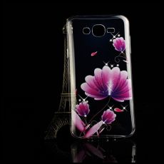 Silikónové púzdro CLEAR DIAMONDS pre HUAWEI HONOR 5c (HONOR 7 LITE) - fialové