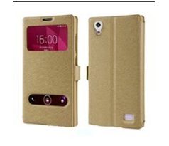 Knižkové púzdro S-VIEW FLEXI pre XIAOMI REDMI 3S/3PRO - zlaté