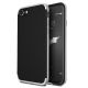 Púzdro HYBRID CARBON CASE pre APPLE IPHONE 7 PLUS 5,5" - strieborné