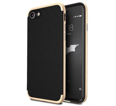 Púzdro HYBRID CARBON CASE pre APPLE IPHONE 6/6S 4,7" - zlaté