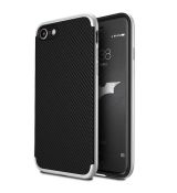 Púzdro HYBRID CARBON CASE pre SAMSUNG GALAXY S7 (G930) - strieborné