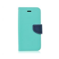 Púzdro knižkové diárové FANCY pre HTC U11 - mätovo modré