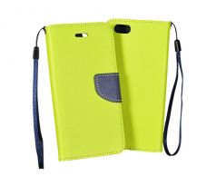 Púzdro knižkové diárové FANCY pre HTC U PLAY - žlto modré