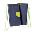 Púzdro knižkové diárové FANCY pre HTC U PLAY - modro žlté