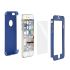 Púzdro 360 FULL BODY + TVRDENÉ SKLO pre SAMSUNG GALAXY A3 (A320F) 2017 - modré