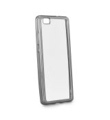 Púzdro SILIKÓNOVÉ CLEAR CASE pre HUAWEI P10 LITE - čierne