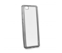 Púzdro SILIKÓNOVÉ CLEAR CASE pre HUAWEI P10 LITE - čierne