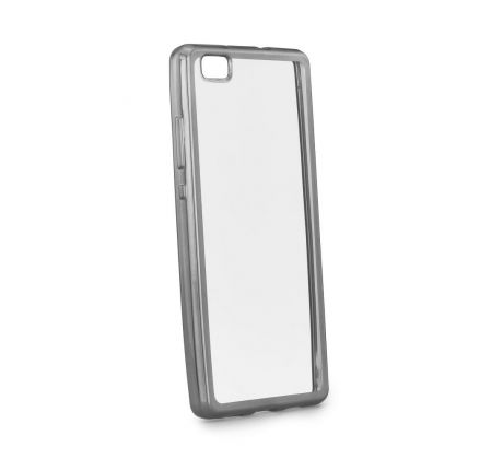 Púzdro SILIKÓNOVÉ CLEAR CASE pre HUAWEI P10 LITE - čierne