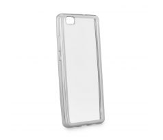 Púzdro SILIKÓNOVÉ CLEAR CASE pre HUAWEI P10 LITE - strieborné