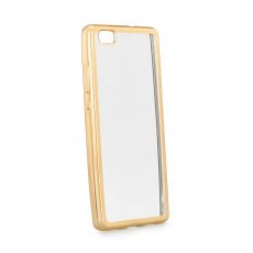 Púzdro SILIKÓNOVÉ CLEAR CASE pre HUAWEI P10 LITE - zlaté