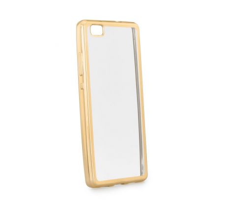 Púzdro SILIKÓNOVÉ CLEAR CASE pre HUAWEI P10 LITE - zlaté