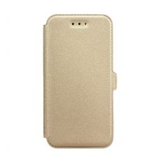 Púzdro knižkové BOOK POCKET pre LG K10 2017  - zlaté