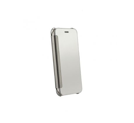 Knižkové púzdro CLEAR FLIP WALLET pre SAMSUNG GALAXY S7 (G930) - strieborné