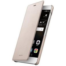 Púzdro originál HUAWEI LEATHER CASE pre HUAWEI P9 LITE - zlaté