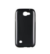 Silikónové púzdro JELLY CASE FLASH MAT pre LG K3 (2017) - čierne