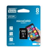 Pamäťová karta GOODRAM MICRO SDHC 8GB s adaptérom