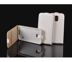Púzdro knižkové SLIM FLIP FLEXI pre LG K4 (2017) - biele