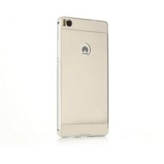 Púzdro Rámik ELECTRO BUMPER + zadný kryt pre HUAWEI P9 LITE - strieborné