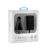 Nabíjačka do auta BLUN 4x USB 7,3A Univerzálna