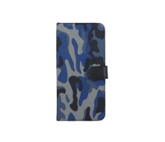 Púzdro knižkové diárové FANCY ARMY pre SAMSUNG GALAXY XCOVER 4 (G390F) - modré