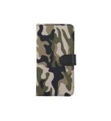 Púzdro knižkové diárové FANCY ARMY  pre LG K8 (2017) - khaki