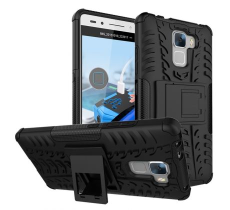 Púzdro PANZER CASE pre Púzdro ZTE BLADE A520 -  čierne