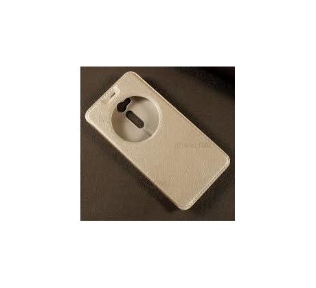 Knižkové púzdro VIEW FLIP pre ASUS ZENFONE GO (ZB500KL) - zlaté