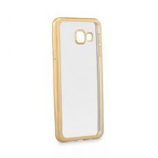 Púzdro SILIKÓNOVÉ CLEAR CASE pre SAMSUNG GALAXY A3 (A320F) 2017 - zlaté