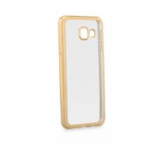 Púzdro SILIKÓNOVÉ CLEAR CASE pre SAMSUNG GALAXY A3 (A320F) 2017 - zlaté