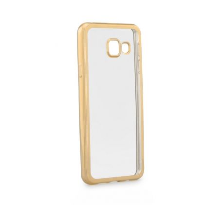 Púzdro SILIKÓNOVÉ CLEAR CASE pre SAMSUNG GALAXY A3 (A320F) 2017 - zlaté