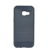 Púzdro FORCELL CARBON pre SAMSUNG GALAXY A3 (A320F) 2017 - šedé