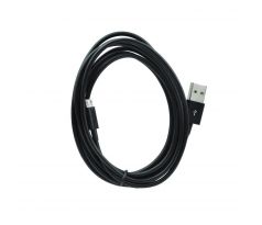 Kábel USB - micro USB univerzálny 3m - čierny