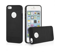 Púzdro CARBON CASE pre APPLE IPHONE 5/5s/5SE - čierne