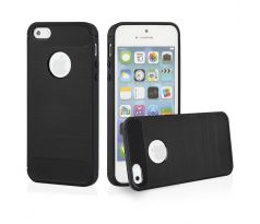 Púzdro CARBON CASE pre APPLE IPHONE 5/5s/5SE  - čierne