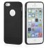 Púzdro CARBON CASE pre APPLE IPHONE 5/5s/5SE  - čierne