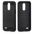 Púzdro CARBON CASE pre LG K10 (2017) - čierne